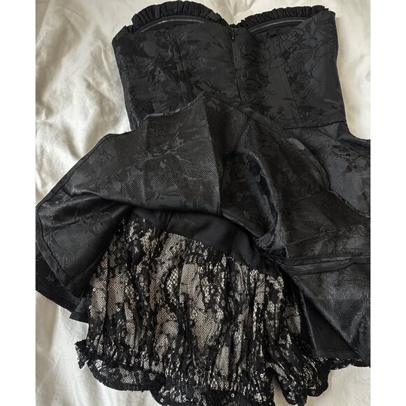 Airina Mini Dress by Nana Jacqueline in Black - Picture 4 of 9